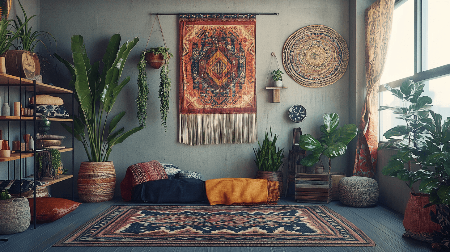 Dekorace ve stylu Industrial Boho