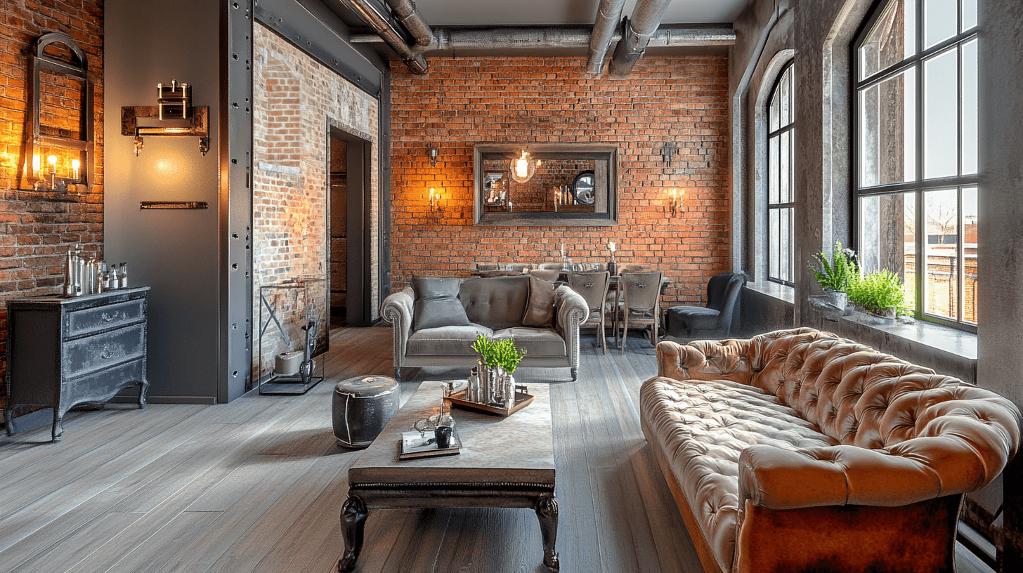Industriální Glamour: Mix industriálního a luxusního stylu