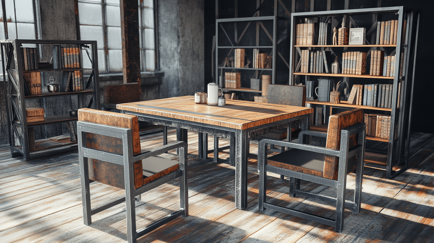 Nábytek v industriálním stylu: Funkce se setkává s designem