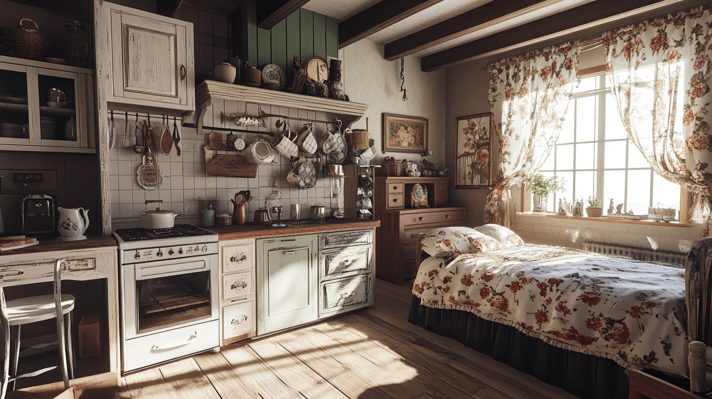 Bydlení ve stylu Cottagecore: Od venkovské kuchyně po romantickou ložnici
