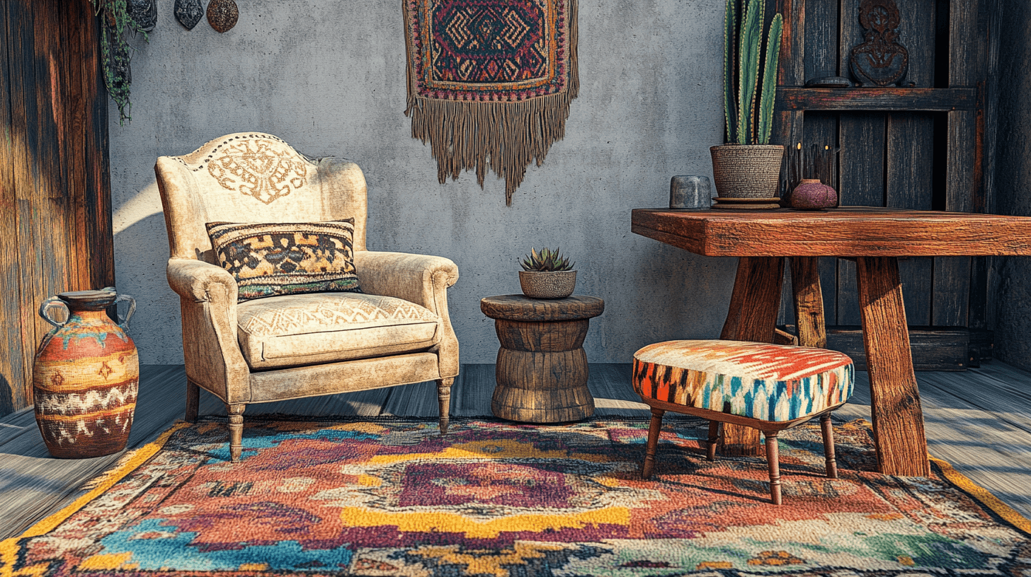Nábytek ve stylu Nomadic Boho