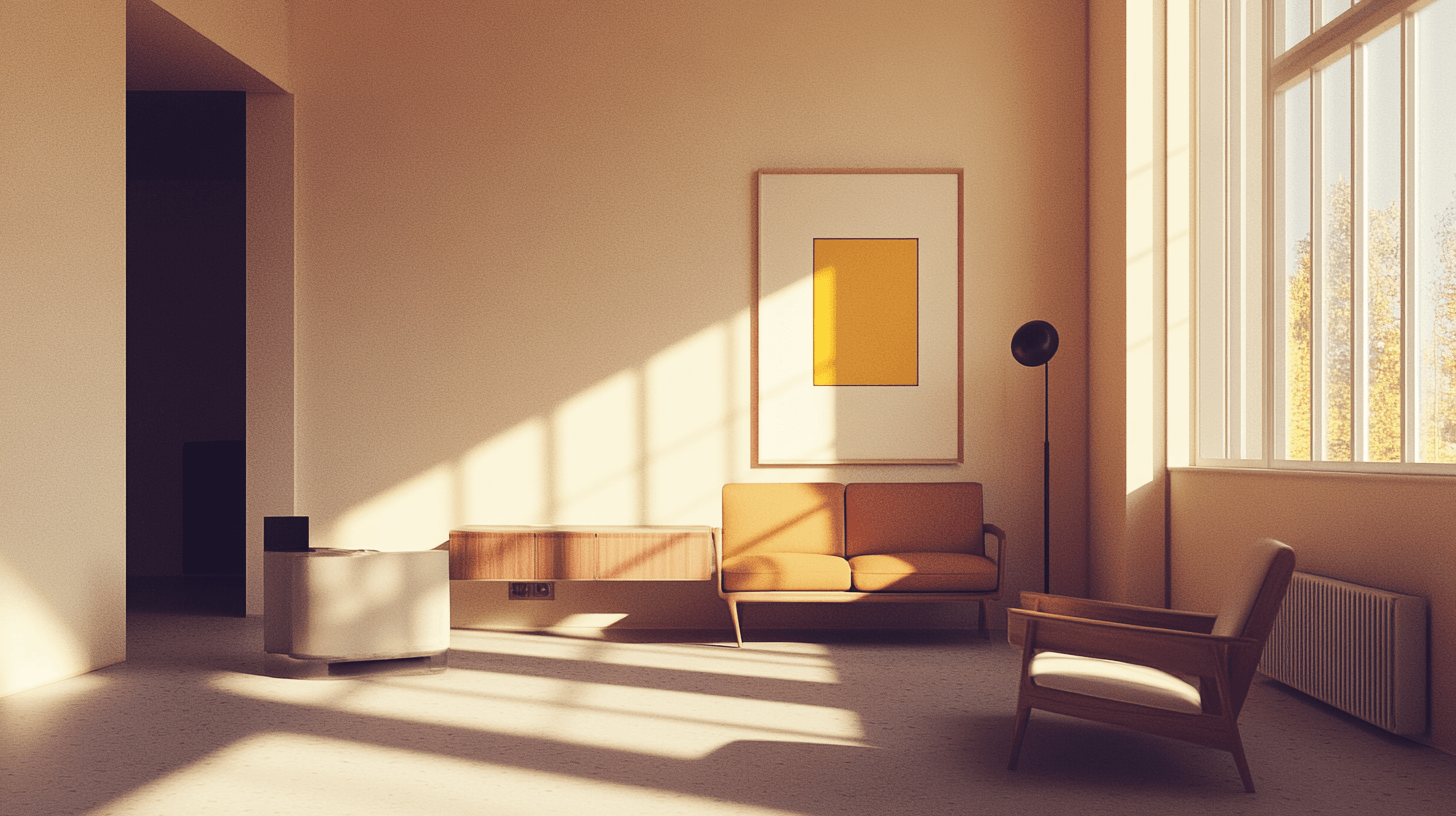 Dekorace ve stylu Bauhaus: Méně je více