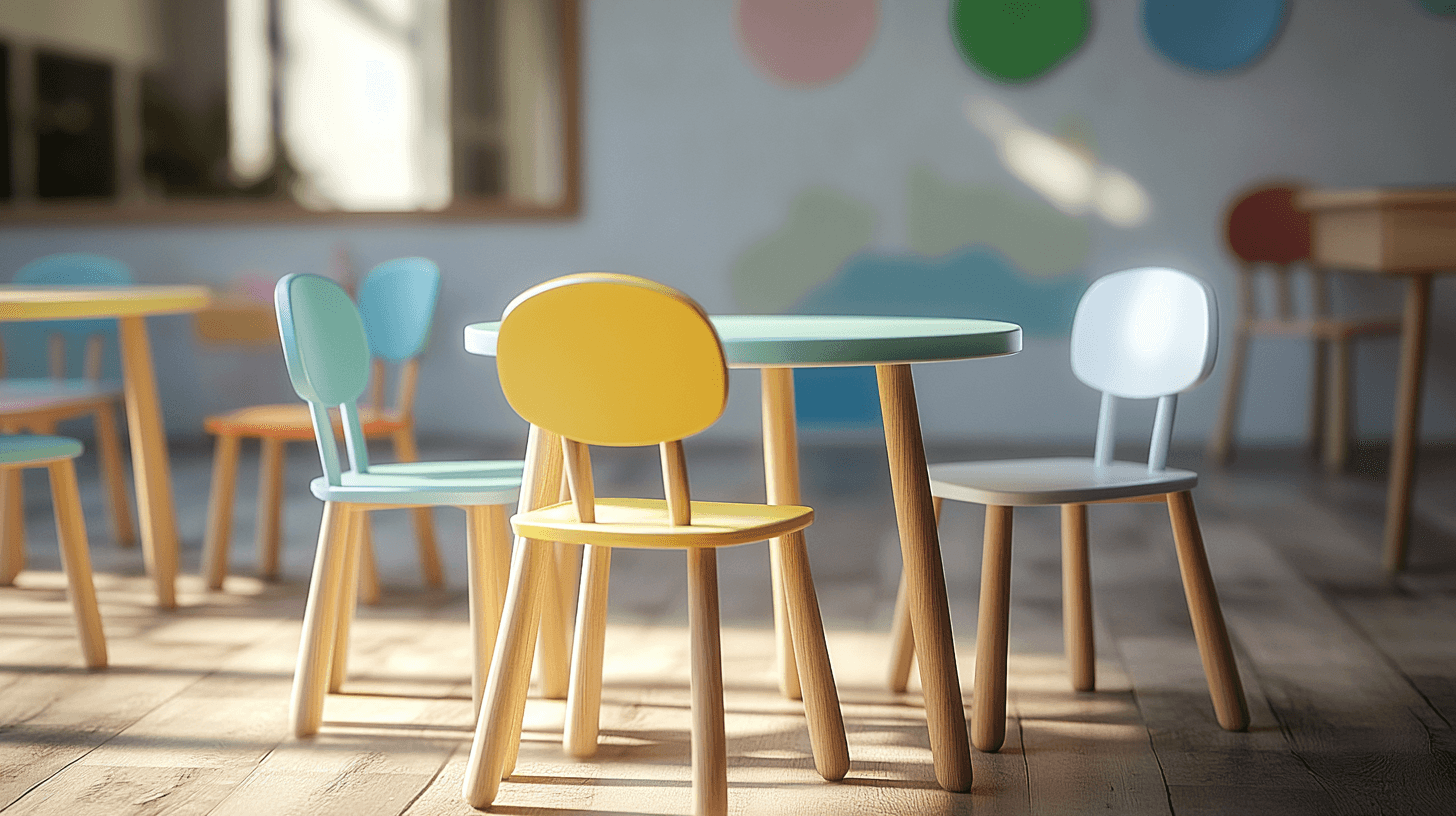 Ergonomické židle pro malé umělce