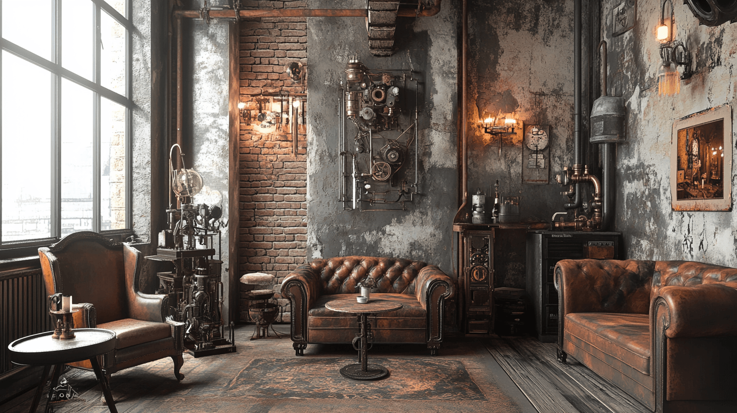 Bydlení ve stylu steampunk: Prostory plné historie a fantazie