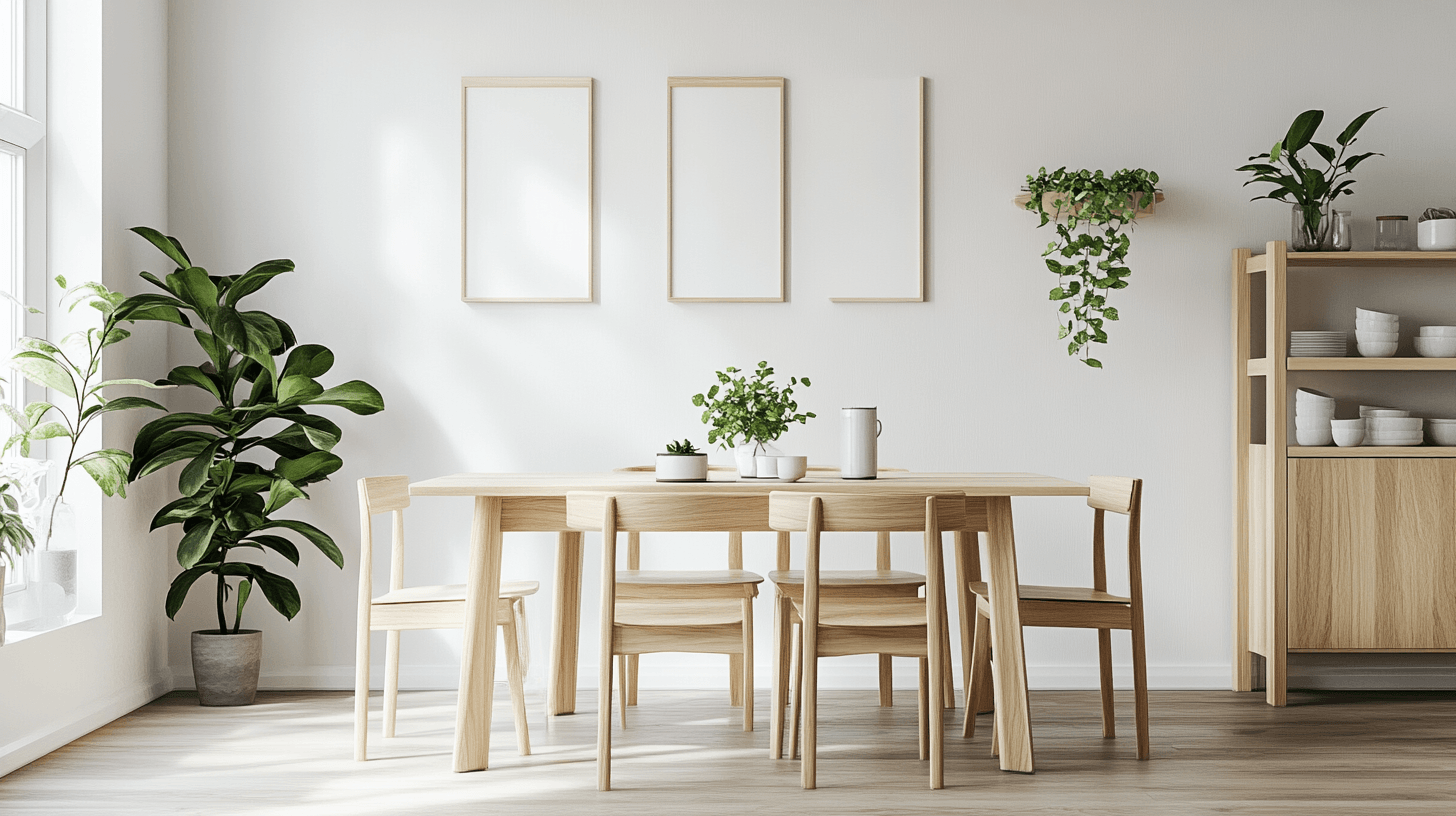 Jídelna ve skandinávském stylu: Minimalismus a funkčnost
