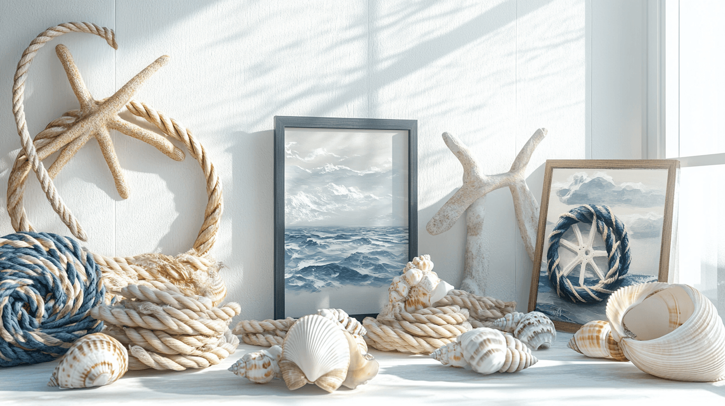 Dekorace, které dokonale doplní vzhled Coastal Chic