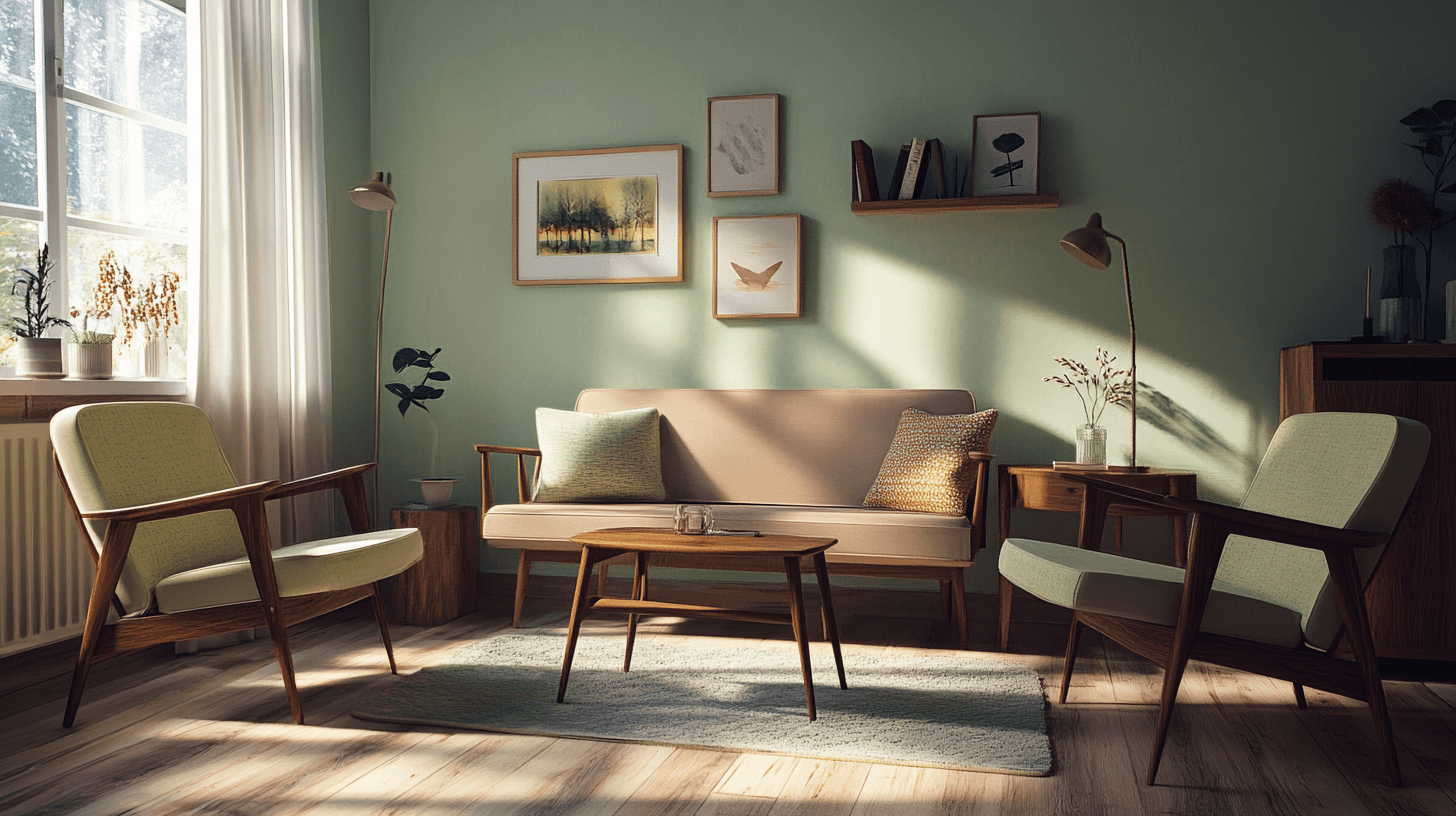 Nábytek ve stylu Nordic Vintage
