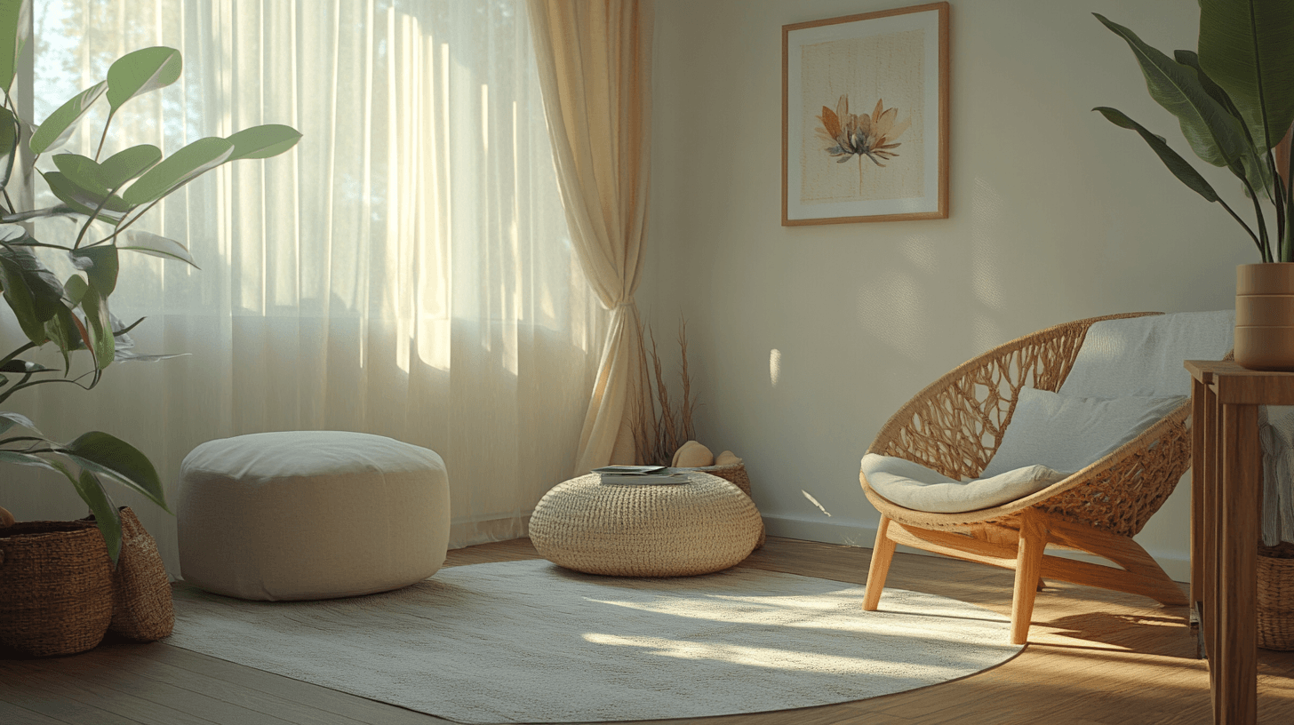 Nábytek ve stylu Zen Boho: Minimalismus se setkává s kreativitou