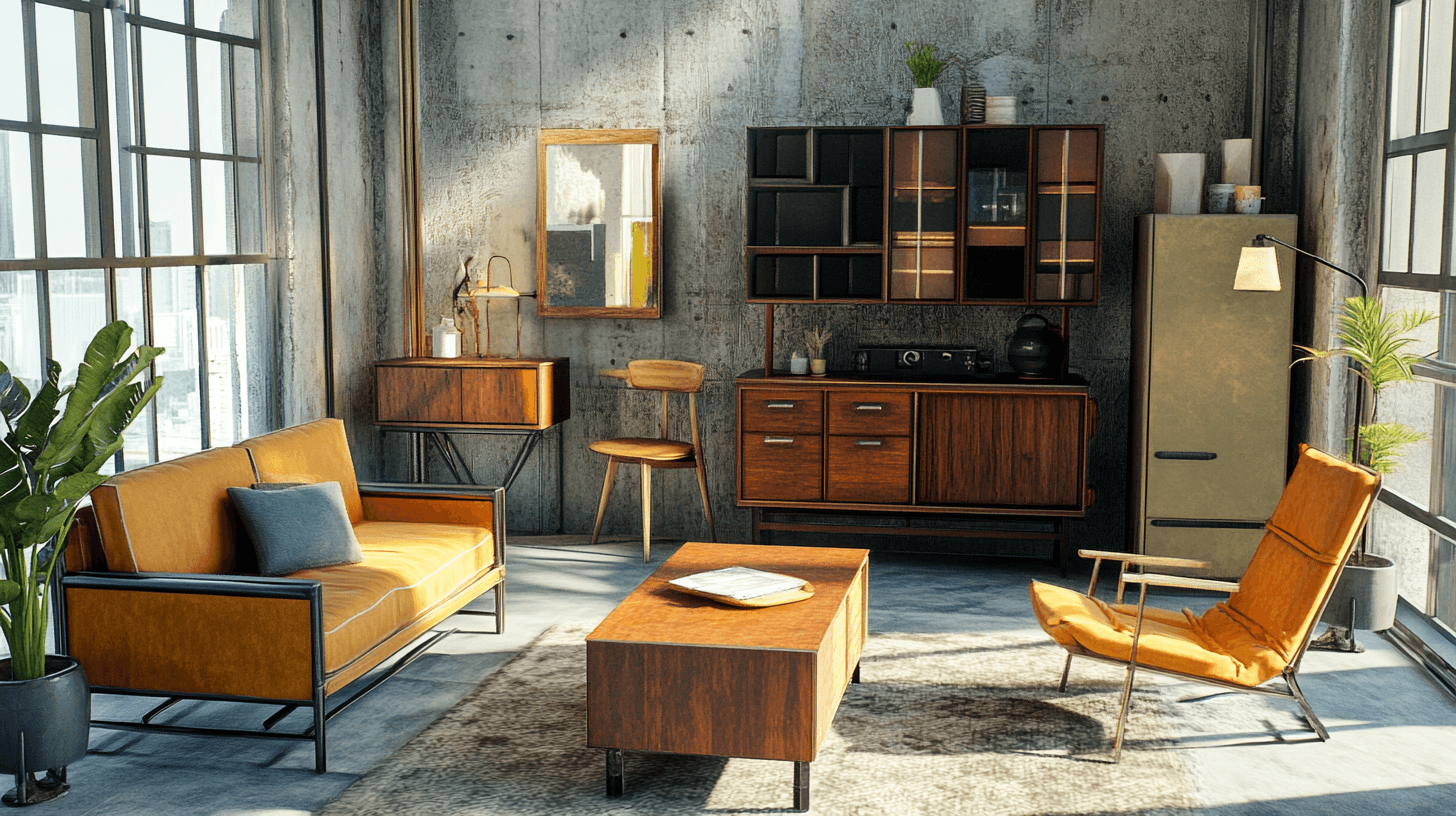 Nábytek ve stylu Scandi Industrial