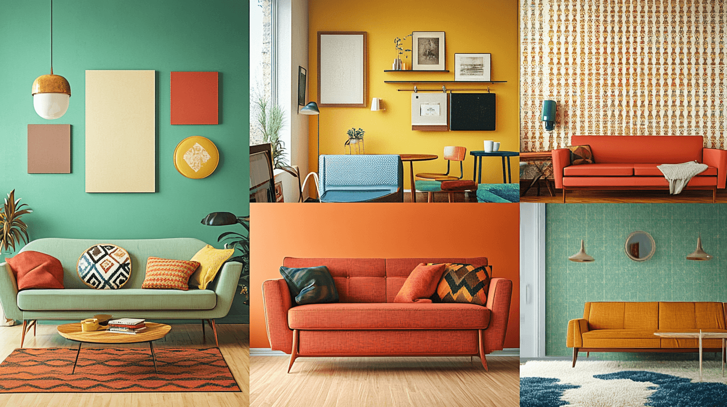 Bydlení ve stylu retro designu 70. let