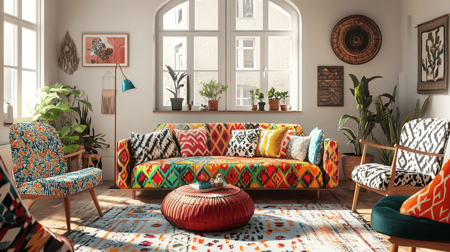 Nábytek ve stylu Colorful Boho