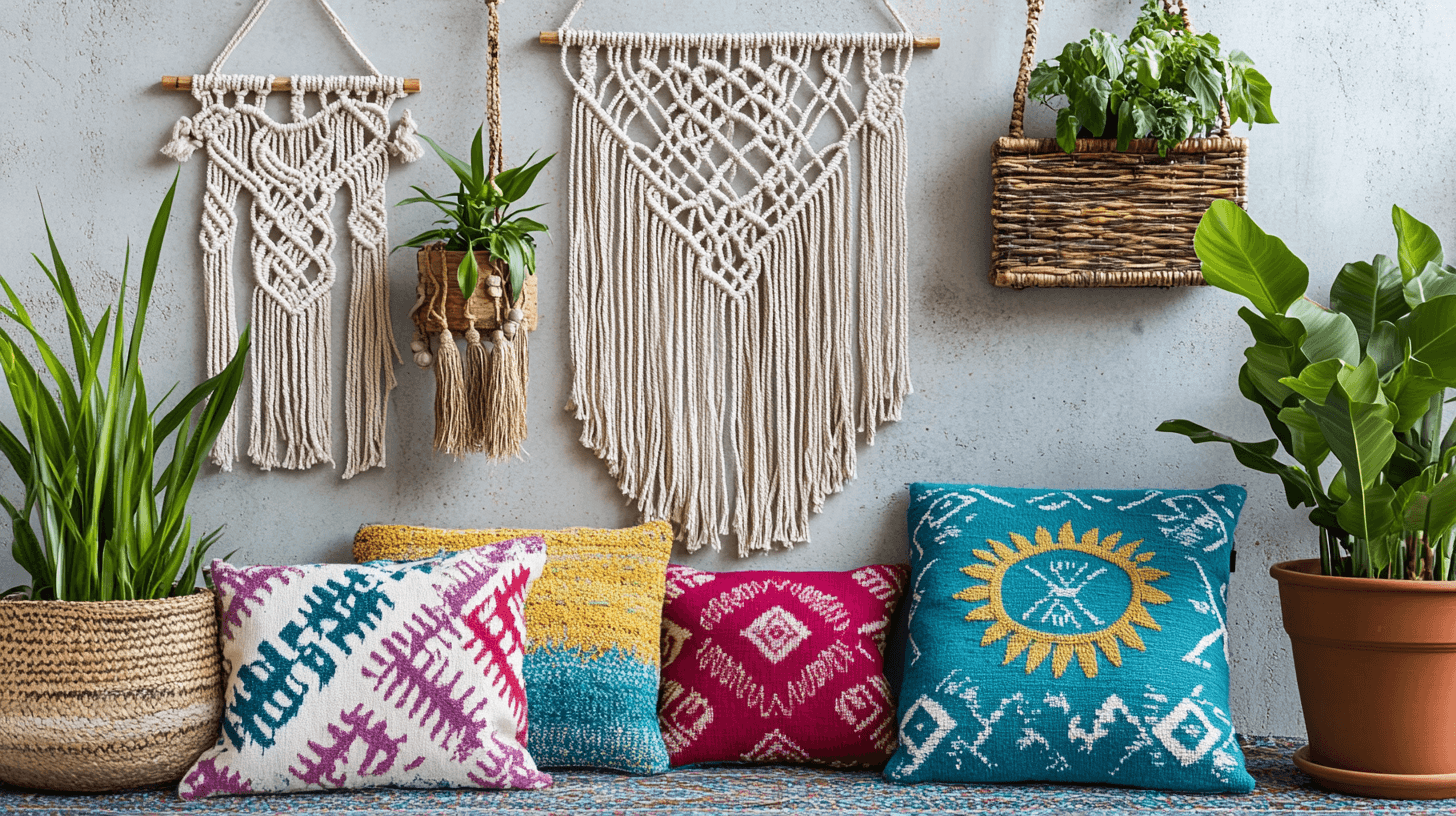 Dekorace a doplňky pro nomádský boho vzhled