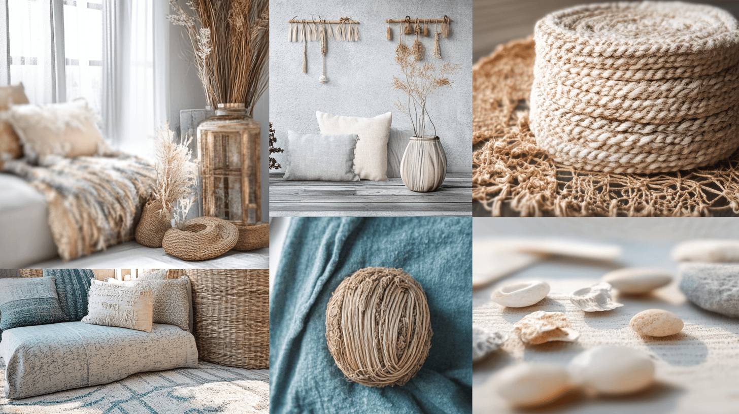 Dekorace ve stylu Scandi-Boho: Chytře používat textury a barvy