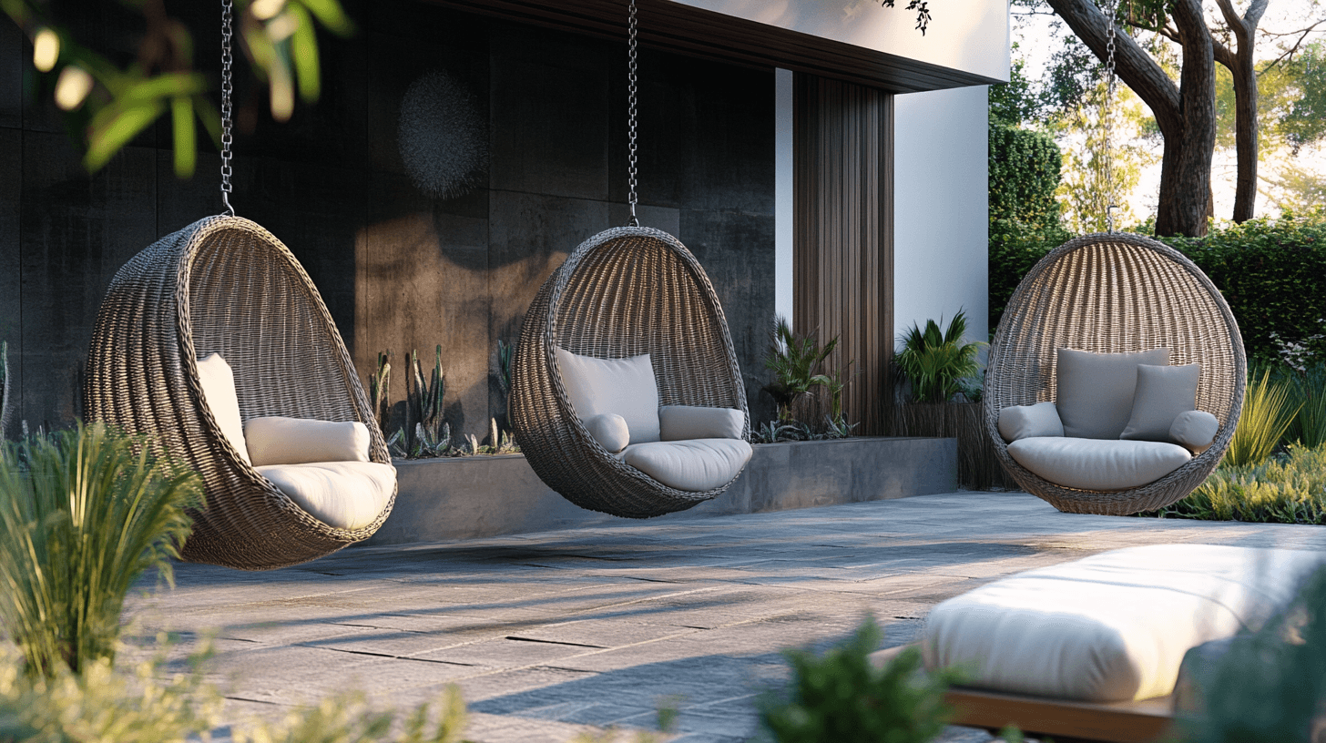 Inovativní sedací řešení: Závěsná křesla a lounge nábytek