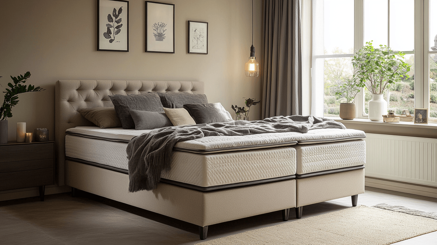 Integrace boxspring postelí do návrhu ložnice