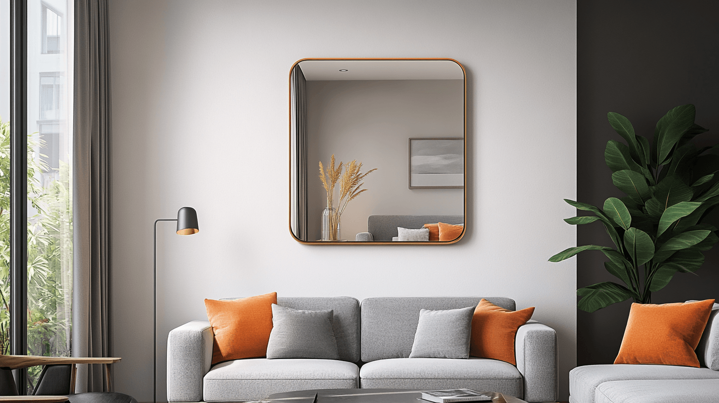 Vše pod dohledem: Nástěnné zrcadlo jako designový prvek