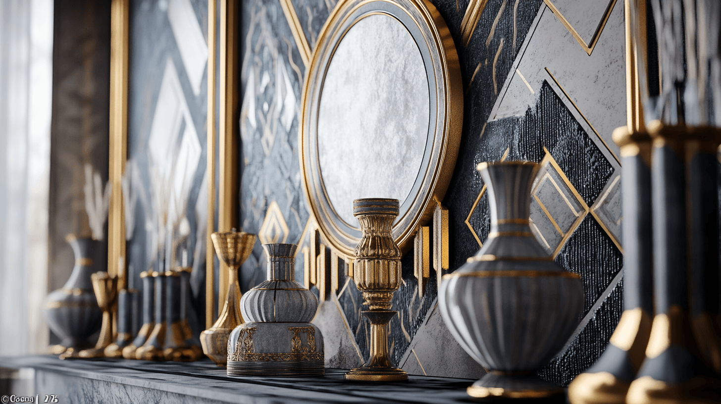 Dekorace v stylu Art Deco: Geometrie a luxus