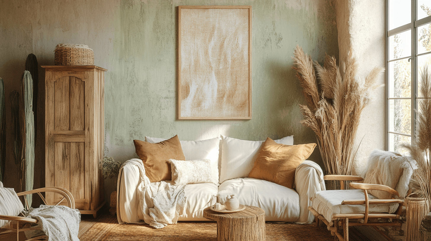 Barvy a materiály v boho stylu: Přirozené a živé