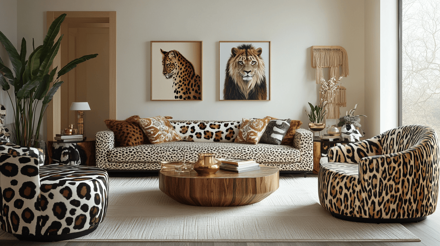 Zvířecí vzory pro váš domov: Jak správně stylizovat leopardí, zebří a další vzory