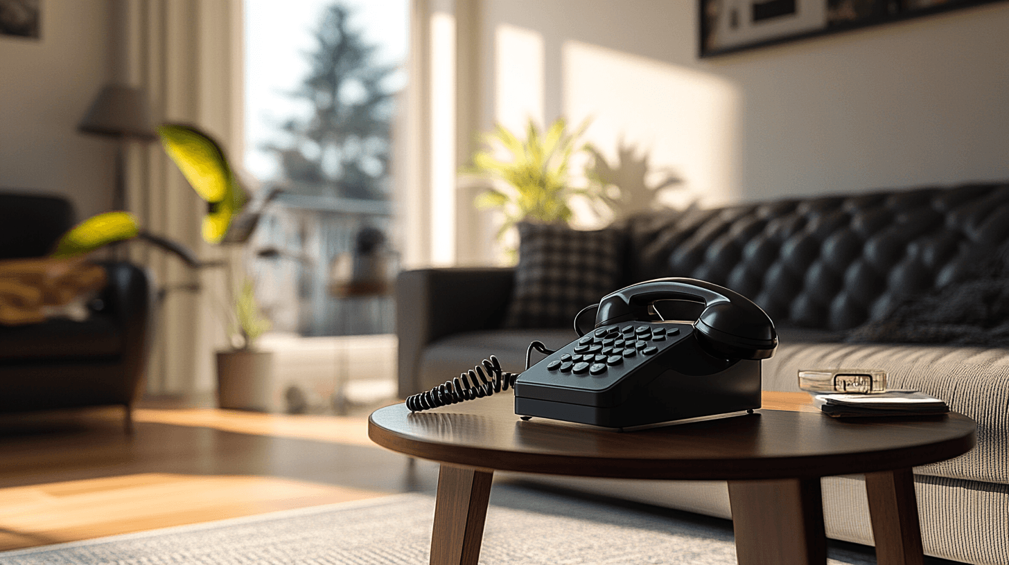 Různé styly telefonních stolků