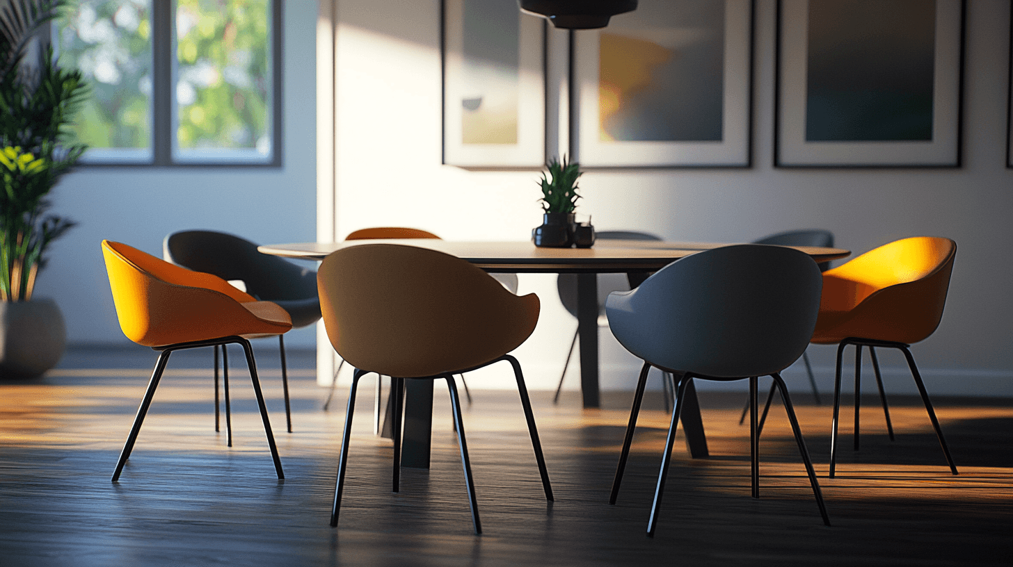 Stylové sezení: Designové židle pro jídelnu a kuchyň