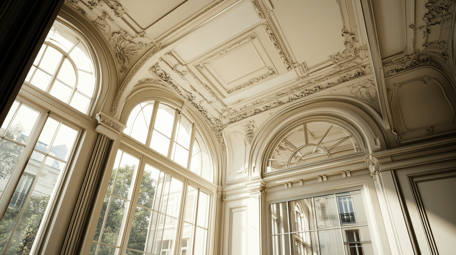 Architektonické rysy: Struktura pařížských starých bytů