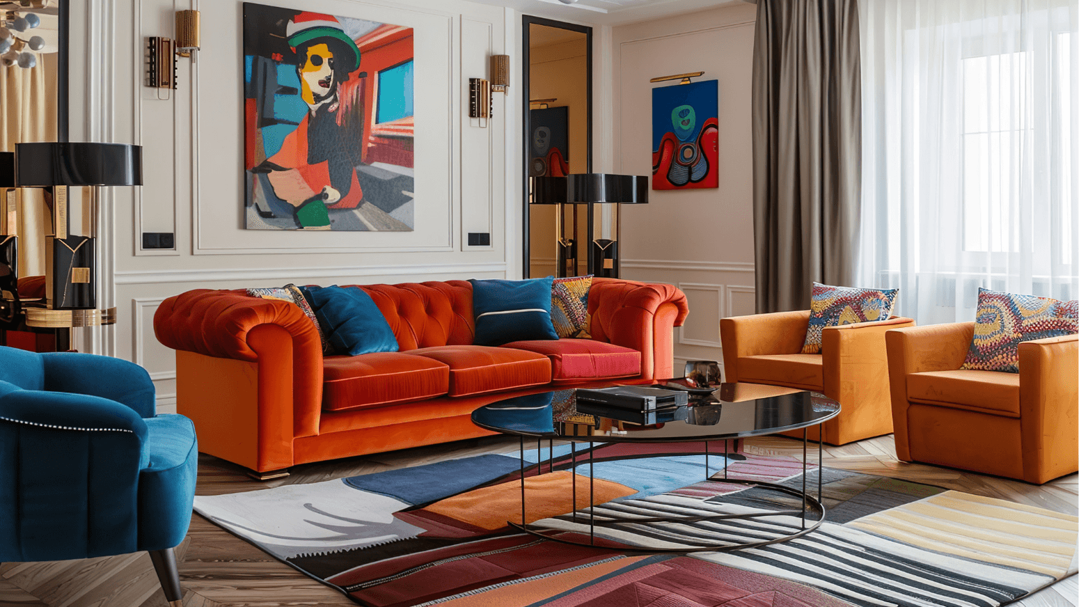 Bydlení, které perfektně doplňuje Dopamine Decor