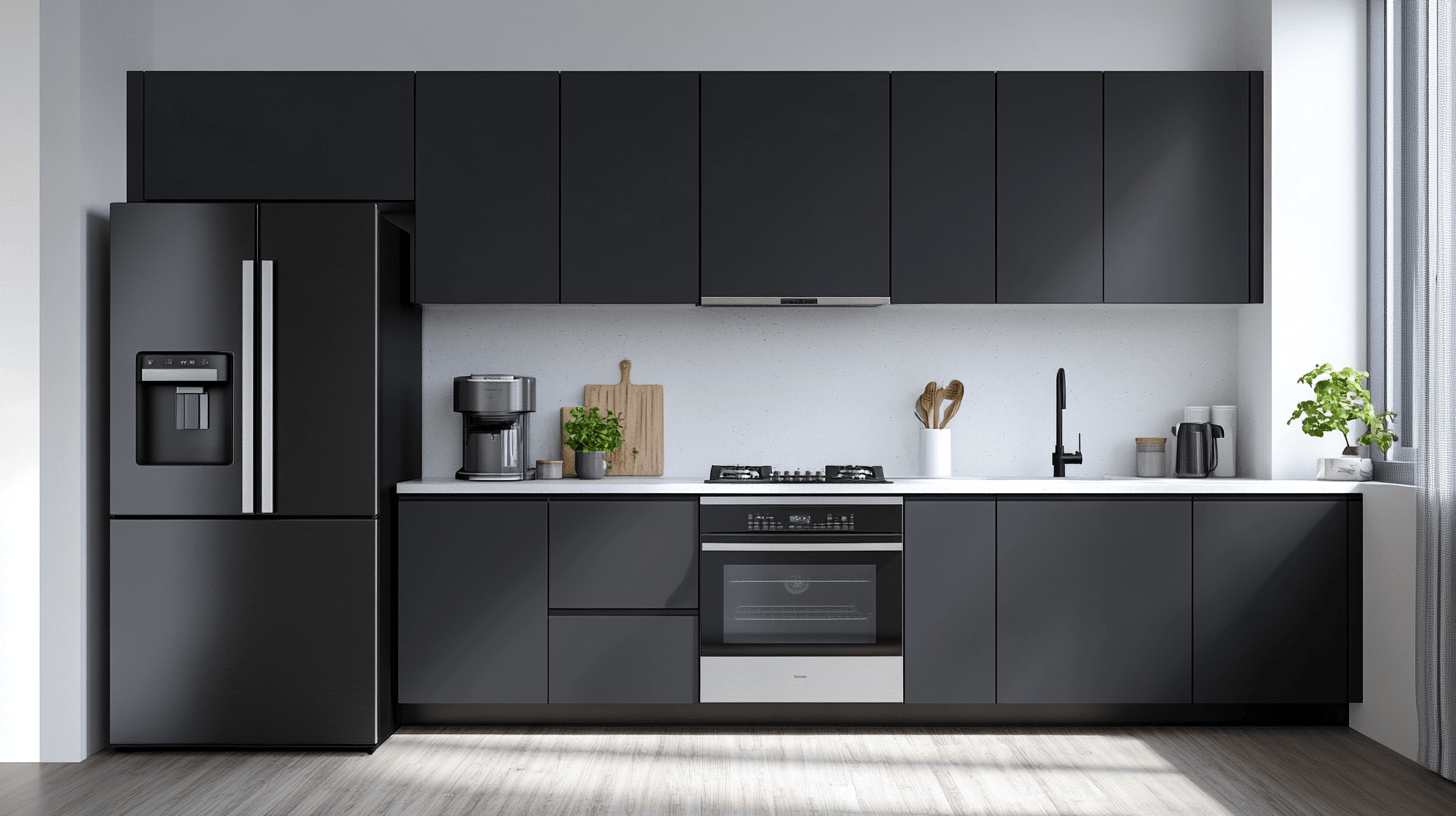 Monochromatické kuchyně: Designový trend s čistými liniemi