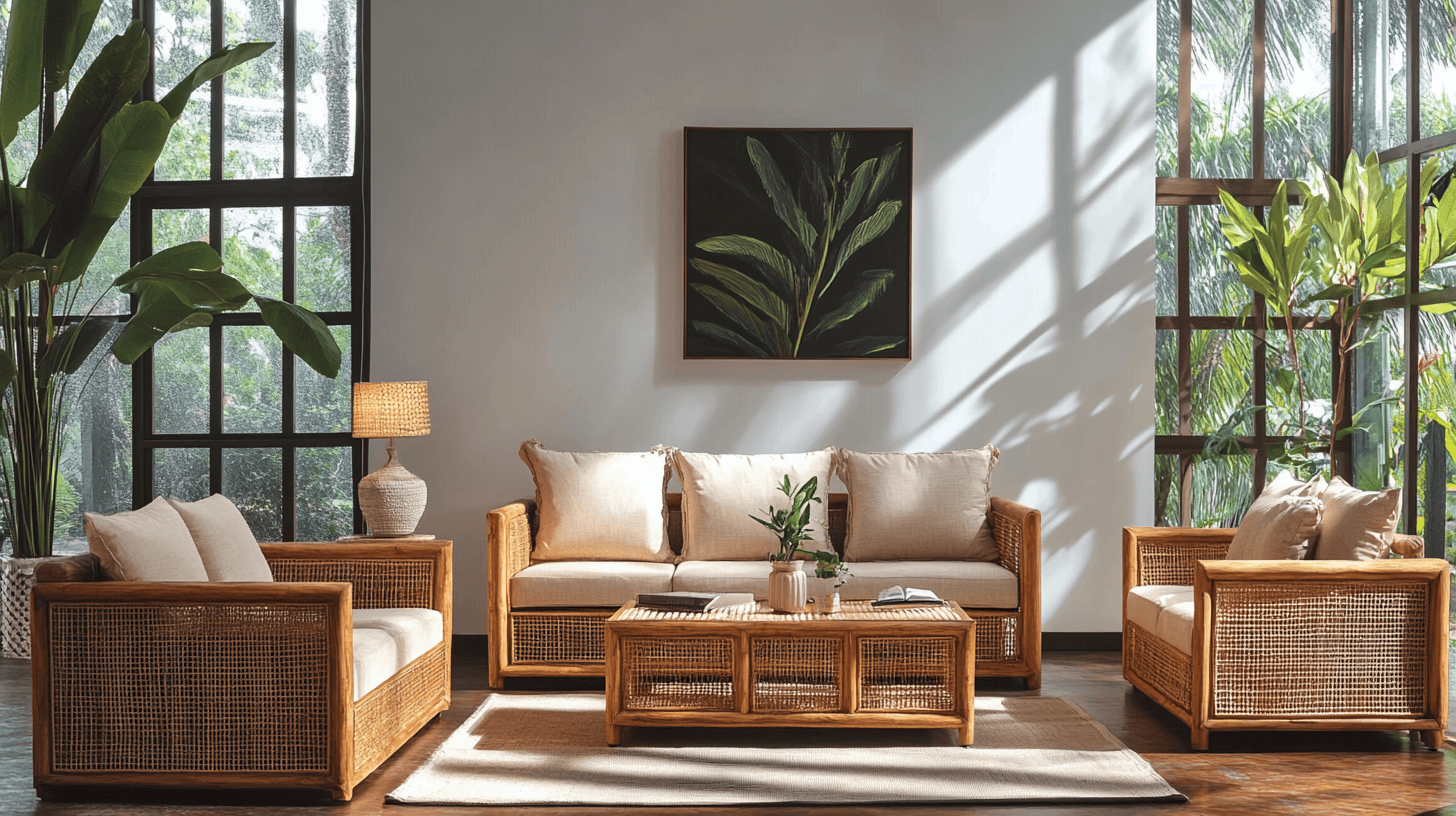 Přírodní materiály pro tropickou atmosféru