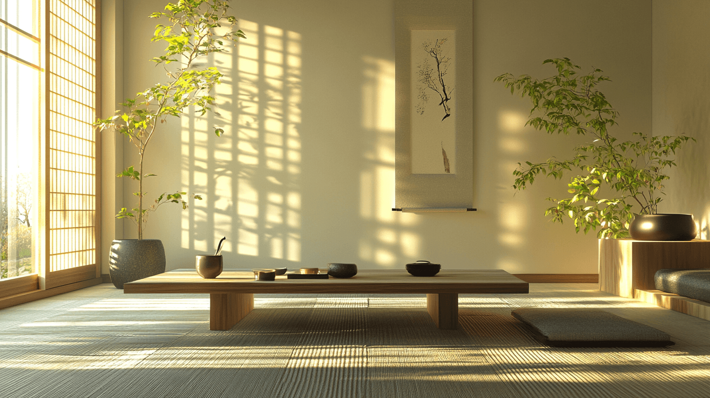 Nábytek a dekorace v zen minimalismu