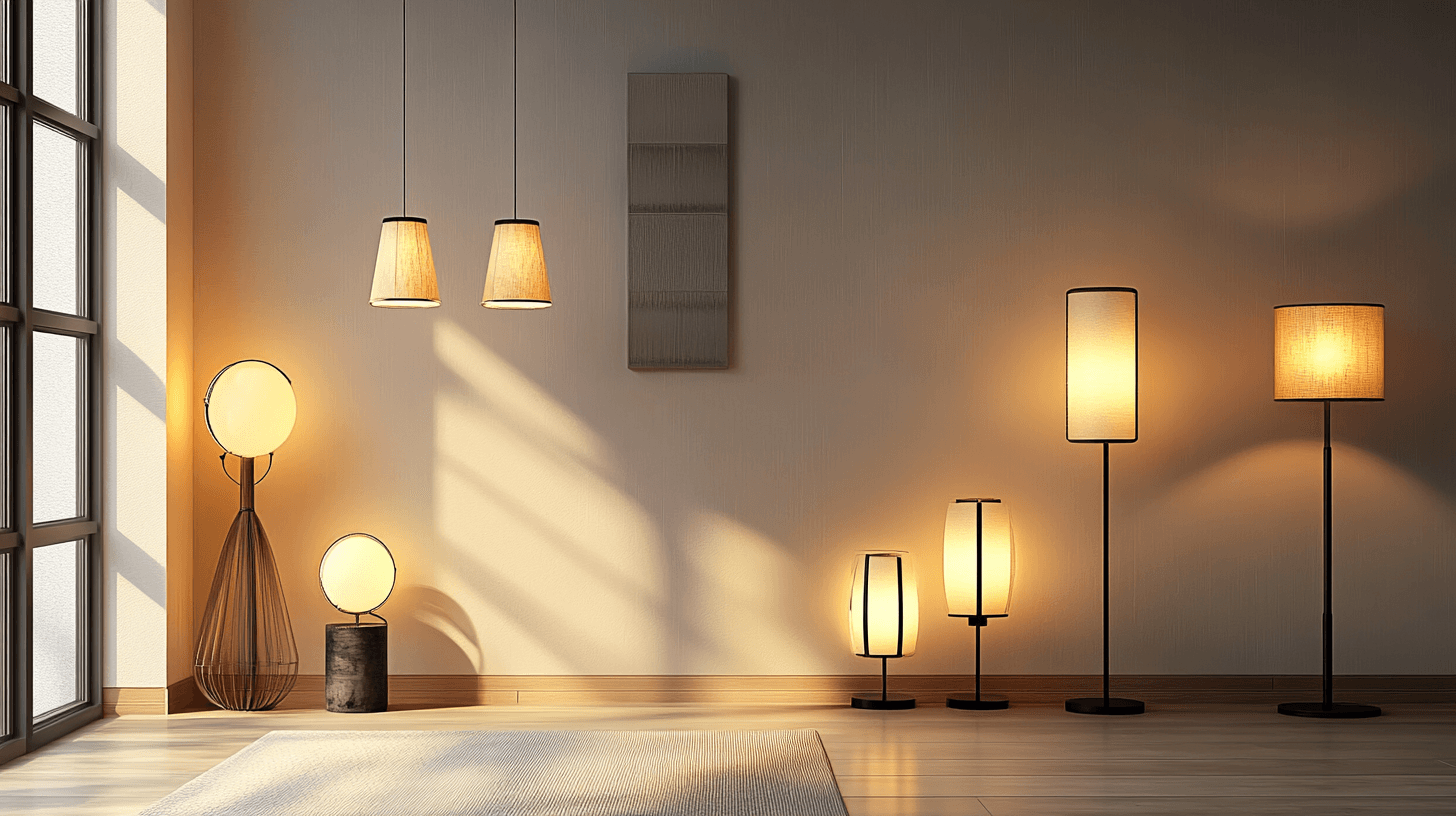 Různé druhy lamp a jejich účinek