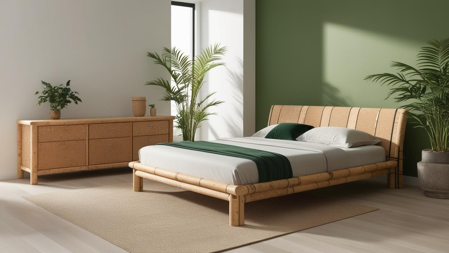 Nábytek z bambusu, korku & konopí: Udržitelné materiály pro moderní bydlení