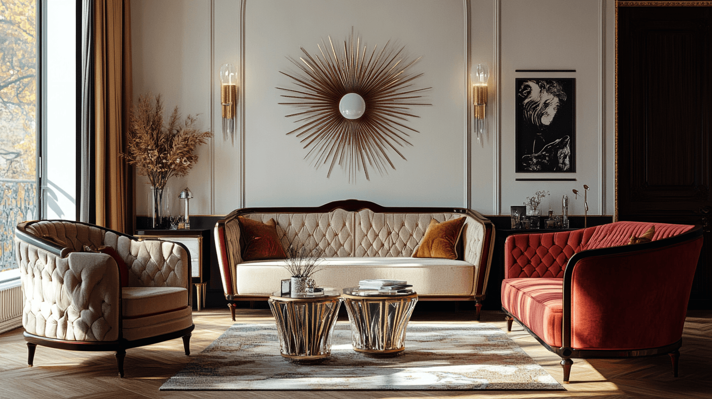Ložnice ve stylu Art Deco: elegance a půvab