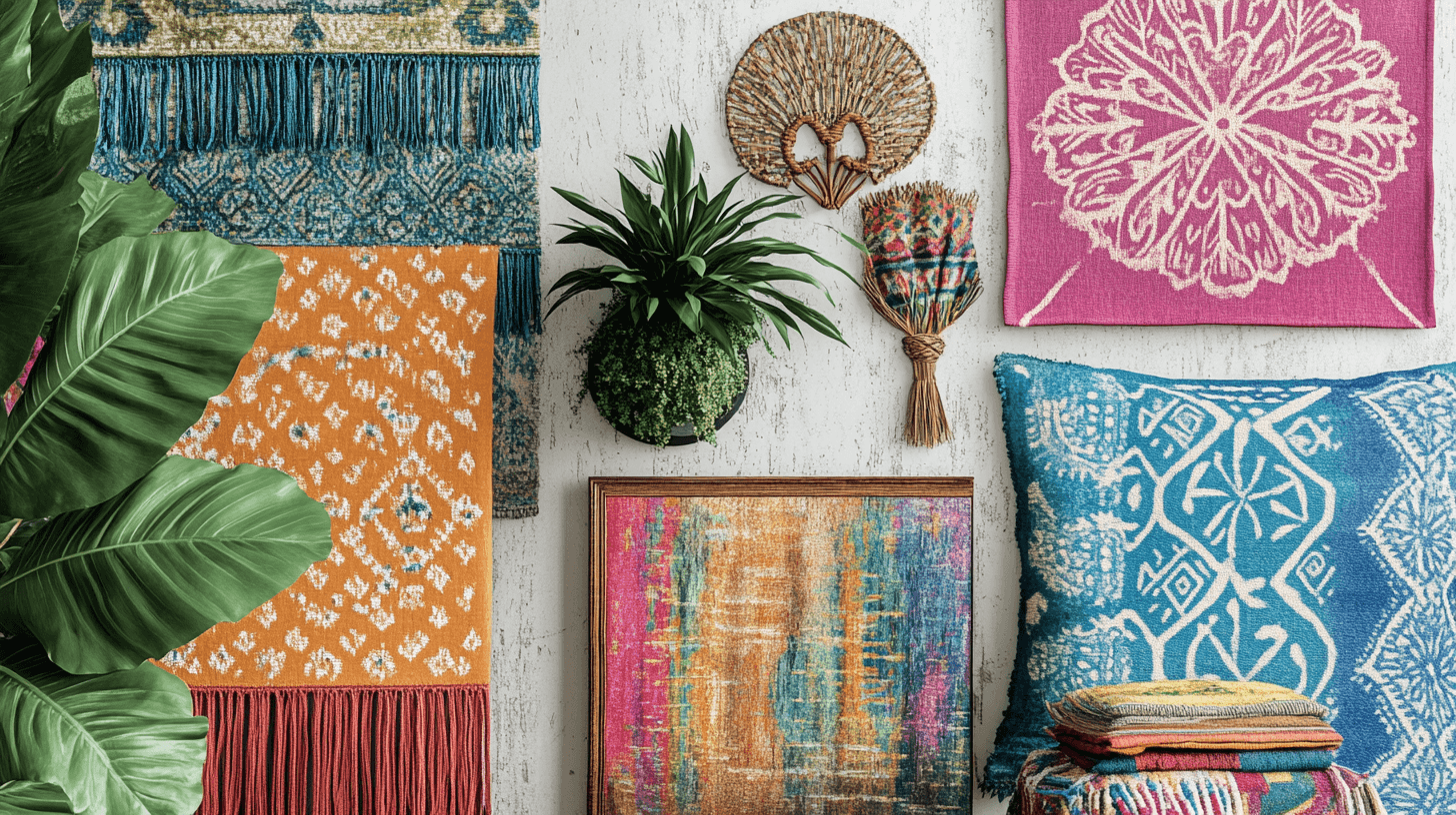 Dekorace a doplňky ve stylu Colorful Boho