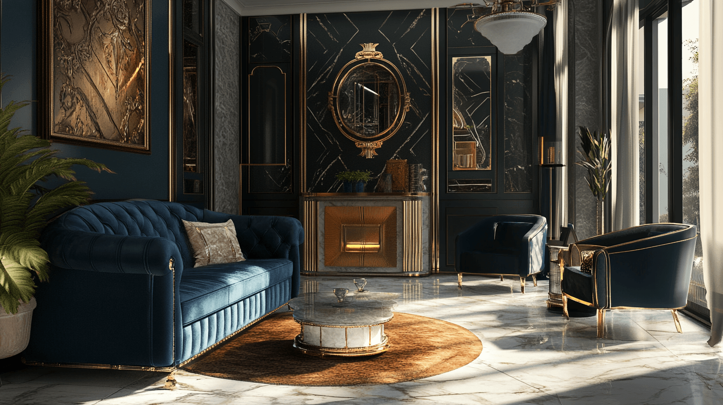 Bytové styly v Art Déco designu: Od retro po moderní