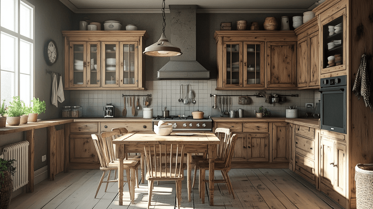 Nábytek ve venkovském stylu: Rustikální elegance pro vaši kuchyni