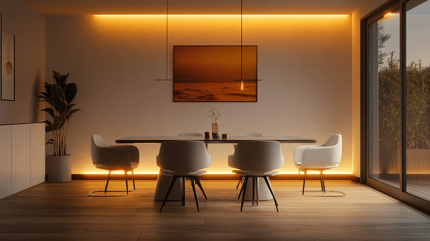 Jídelna s designovými židlemi: Nastavení stylových akcentů