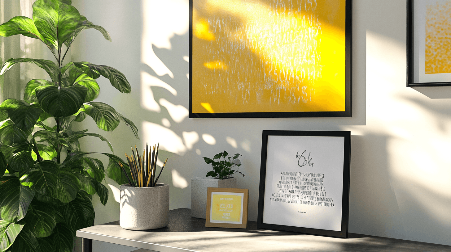 Dekorace pro inspirující atmosféru