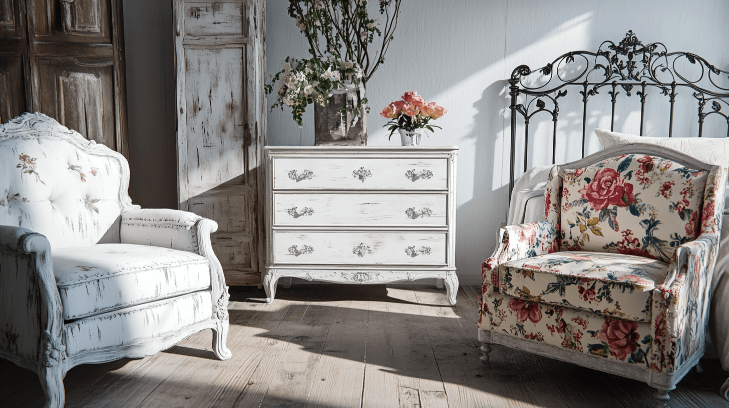 Nábytek v romantickém stylu: Vintage se setkává s elegancí