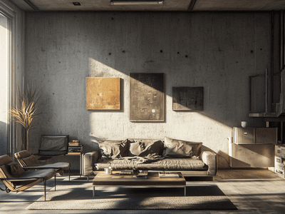 Beton jako designový prvek: Průmyslový vzhled pro váš domov