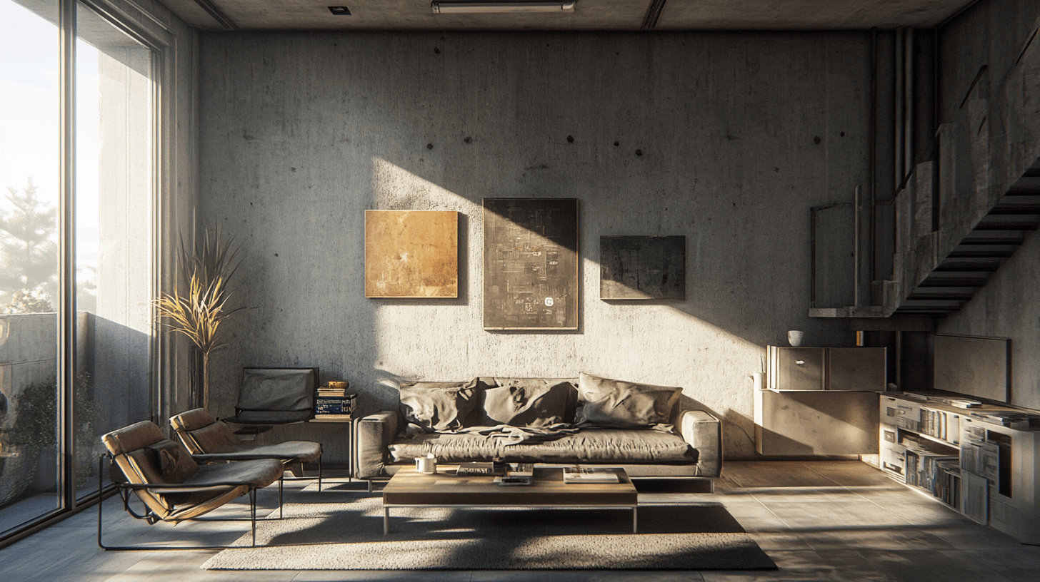 Beton jako designový prvek: Průmyslový vzhled pro tvůj domov